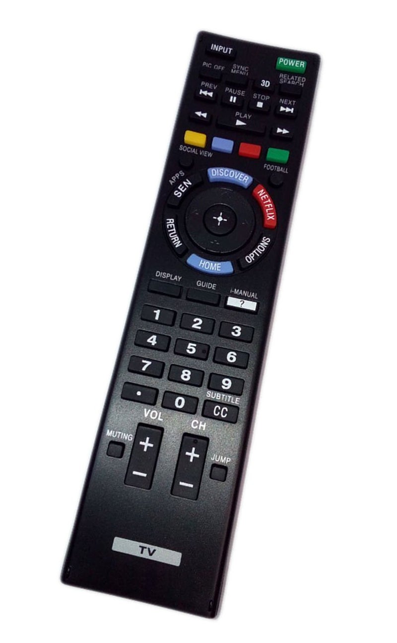 JustFine Replaced Remote Control Compatible for KDL-50W800B XBR-55X850B XBR-65X900B XBR-65X950B KDL65X830B Smart LED HDTV with 3D and Netflix Button - Image 1
